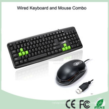 2016 Fashion Design Wired Ergonomic Computer Keyboard (KB-1988C)